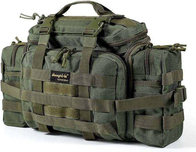 SHANGRI-LA Tactical Range Bag Outdoor Sling Backpack Hiking Fanny Waist Pack