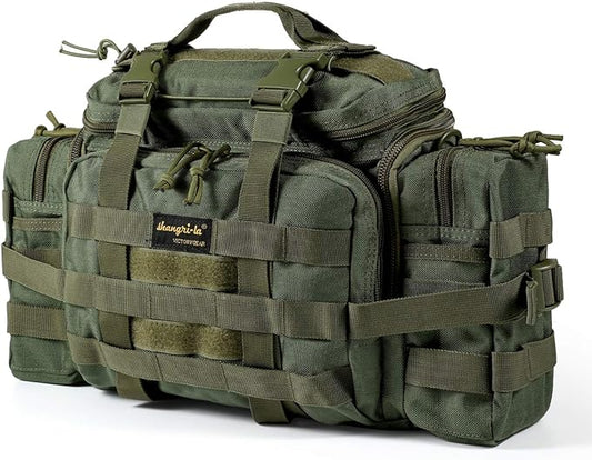 SHANGRI-LA Tactical Range Bag Outdoor Sling Backpack Hiking Fanny Waist Pack