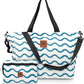 Large Beach Tote Bag for Women – Foldable & Packable Travel Bag with Zipper & Waterproof Pouch, Lightweight & Sandproof