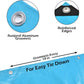 Tarps Heavy Duty Waterproof 10x12-12 mil Thick Camping Tent - Blue Tarp 10x12 UV Resistant, Rip & Tear Proof with Metal Grommets – Multipurpose Use for Camping, Tent, Boat, RV, Car, & Pool Cover