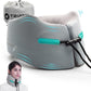 GOLDORANGE Travel Pillow Flight Neck Pillows Best Memory Foam Neck Pillows for Sleeping Airplane Car Home Office Chin Head Support Rest Travel Essentials with Compact Carry Bag Grey S