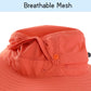 Connectyle Sun Hat for Men Women Outdoor UV Protection Safari Hat for Fishing Hiking Gardening Breathable Cowboy Hat UPF50