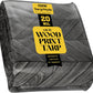 Core Tarps Extreme Heavy Duty 20 Mil Tarp Cover, Waterproof, UV Resistant, Rip and Tear Proof, Poly Tarpaulin with Reinforced Edges for Roof, Camping, Patio, Pool, Boat (Grey Wood/Black 50′ X 50′)