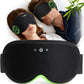 3D Sleep Headphones with Bluetooth 5.4 Sleep Mask, Bamboo Cotton Music Wireless Bluetooth Eye Mask for Sleeping, Earphones HD Speaker Microphone for Travel, Gifts for Men Women, Removable