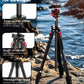 68" Lightweight Travel Camera Tripod with Ball Head, Compact Aluminum Tripod for DSLR/SLR, Compatible with Canon, Nikon, Binoculars, Telescope (Supports 8.8 lbs, Weighs 2.62 lbs)