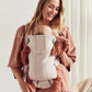 BabyBjörn Baby Carrier Mini, 3D Jersey, Light Beige | Newborn Carrier (7-25 lbs), Ergonomic, Easy-to-Use