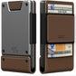 PROOF Wallet | Slim Minimalist Wallets for Men | Leather & Metal | RFID Wallet | Front/Back Pocket | Gift Box | Veteran Owned