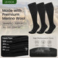 LEVSOX Merino Wool Compression Socks for Women & Men 20-30 mmHg Knee High Graduated Support Socks for Nurses Pregnancy Travel