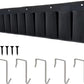 RV Shoe Pockets 10 Pockets Heavy Hanging Bedside Storage Organizer with Sturdy Hooks Storage Pockets Hangs on Bed for Shoes Toys and Tool Accessories
