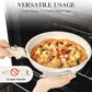 GiPP Non Stick Frying Pans Set Removable Handle, Oven Safe Nonstick Fry Pan Skillets with Detachable Handle, Granite Coating Healthy Cooking Compatible with All Stovetops, PFOA Free, RV Cookware set