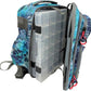 EGO Kryptek Tactical Tackle Box Backpack, Durable Fishing Tool Bag, 1000D Nylon Fabric with PVC Back, Water-Resistant, Multiple Storage Pockets, Laser-Cut Molle Loops, Includes 4 Tackle Trays