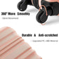 LONG VACATION 6 Piece Luggage Set Carry on Suitcase with ABS+PC hardshell, Spinner Wheels & YKK Zipper TSA Lock (PINK, 6 piece set)