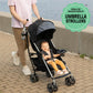 Summer Infant Ingenuity 3Dlite Convenience Stroller, Gray–Lightweight Stroller with Aluminum Frame, Large Seat Area, 4 Position Recline, Extra Large Storage Basket – Infant Stroller for Travel & More