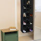 SIMPLE HOUSEWARE Hanging Closet Organizers 24 Section Shoe Shelves, Black