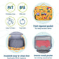 Wildkin Kids Insulated Lunch Box – Durable and Reusable for School & Travel - Under Construction