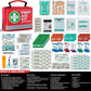 General Medi First Aid Kit - 150 Pieces Small Compact First Aid Kit Bag - Includes Instant Cold Pack, Emergency Blanket for Travel, Home, Office, Vehicle, Camping