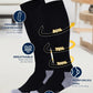 Pembrook Light Compression Socks for Men - 3 Pairs | 8-15 mmhg Compression Dress Socks for Men | Support Socks for Men