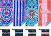 4 Pack Microfiber Oversized Lightweight Beach Towel 71"x32" Extra Thin Large Sand Free Towels Travel Swim Pool Yoga Gym for Adults Women Men Beach Essentials Accessories Vacation Gift