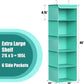 Simple Houseware 5 Shelf Hanging Closet Organizer, Turquoise