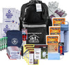 First My Family 4-Person Emergency Survival Kit with LifeStraw Water Filter - Disaster Preparedness Backpack with Hurricane and Earthquake Supplies, 72 Hour Survival Gear