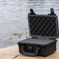 MEIJIA Portable All Weather IP67 Waterproof Protective Case, Hard Case,Camera Case With Customizable Foam,Fit Use of Drones, Cameras,Equipments (Black, 8.12x6.56x3.56inches)