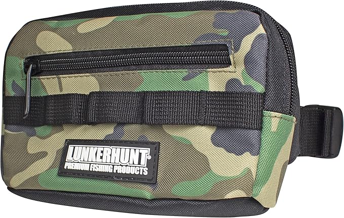 Lunkerhunt Fishing Tackle Sling Bag with Adjustable Strap - Water-Resistant TPE Fabric