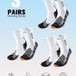 Compression Crew Running Socks: Athletic Socks for Men Women with Cushion,3 Pairs Work Hiking Basketball Sport Socks