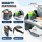 Kids Travel Tray with Dry Erase Board, Travel Tray for Kids Car Seat, Carseat Table Trays for Toddler, Kid Activity Desk for Air Travel, No-Drop Tablet Holder & Borders (All Grey)