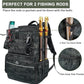 MATEIN Fishing Backpack, Water Resistant Tackle Storage Bag with Rod Holders & Cooler, Fishing Gifts for Men