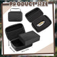 EVA Hard Case with Customizable Foam Protective EVA Carrying Case Shockproof Outdoor for Camera, Digital Products, Electronic Instruments with Knife(Black,7.8 x 6.3 x 3.5 Inch)