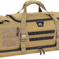 KEMIMOTO Hunting Duffle Bag, 78L large Capacity Travel Gear Bags Tool Range Cases for Long Distance Trips Hiking Hunting Fishing Camping, Multi Pocket Design, Brown Backpackable