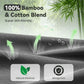 3D Bamboo Cotton Sleep Mask with Bluetooth 5.4 Headphone, Music Wireless Bluetooth Blackout Eye Mask for Side Sleepers, Earphones HD Speaker Microphone for Travel, Gifts for Women Men, Black