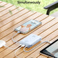Portable Charger 20000mAh 30W Fast Charging, Power Bank with Built-in Cables & LED Display, USB C Battery Pack for iPhone 16/15/14, Samsung, iPad and Android Phones, Ideal for Travel