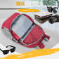 ZOMAKE Lightweight Packable Backpack 35L, Light Foldable Backpacks Water Resistant Collapsible Hiking Bag, Compact Folding Day Pack for Travel Camping(Red) - Roamly