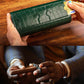 MR.OKAY 3 Watch Travel Case-Classic Leather Watch Case With Superb Texture. (Portable Watch Roll Or Organizer For Storage And Display).Festival Gift For Men, All Handcrafted By Artisans.