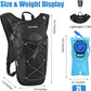 Zavothy Hydration Backpack with 2L Hydration Bladder Water Backpack for Hiking Hydration Pack for Running Cycling Hiking