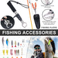 Fishing Backpack with Rod Holders,900D Oxford Water-Resistant Fishing Gear,42L Large Storage Tackle Bag for Men