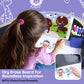 2Pcs‎ Kids Travel Tray, Kids Travel Trays for Car Seat, Road Trip Essentials for Toddler, Carseat Lap Tray with Dry Erase Board & Storage Organizer for Road Trip Activities for Kid, Blue