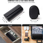 Longjet Watch Roll Travel Case for Men Portable Watches Organizer Box with Removable Velvet Pillow Holder (Black Cross)