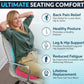 ComfiLife Premium Gel & Memory Foam Seat Cushion – Doctor Recommended Office Chair Cushion, Car Seat Cushion – Chair Cushions for Back & Sciatica Pain Relief – Seat Cushions for Office & Desk (Pink)