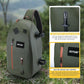 Goture Waterproof Fly Fishing Sling Pack, IPX8 840D TPU Fishing Sling Bag, 13L Tackle Backpack with Rod Holder,Airtight Zipper,Exhaust Valve,Adjustable Strap for Kayaking,Wadering,Hiking