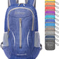 ZOMAKE 25L Ultra Lightweight Packable Backpack, Foldable Hiking Backpacks Water Resistant Small Folding Daypack for Travel(Dark Blue)