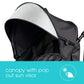 Summer Infant Ingenuity 3Dlite Convenience Stroller,Jet Black–Lightweight Stroller with Aluminum Frame,Large Seat Area, 4 Position Recline, Extra Large Storage Basket– Infant Stroller for Travel&More