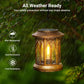 WdtPro Solar Lanterns Outdoor Lights, 6 Pack Bright Lanterns Outdoor Waterproof with Clip Patio Decor, Hanging Solar Lights for Outside Garden Yard Front Porch Table Decoration (Antique Copper)