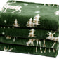 PHF Printed Fleece Blanket Queen Size, No Shed No Pilling Ultra Soft Plush Cozy Xmas Prints Theme Home Décor Flannel Blanket for Bed, Sofa, Couch and Gift, 90" x 90", Northern Winter