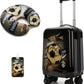 Kids Football Suitcase Set for Boys Hardside Luggage with Spinner Wheels 2 Piece 16inch Toddler Suitcase for Boys Travel Carry on Luggage Airline Approved