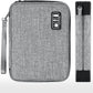 Luxtude Travel Cord Organizer Case, Electronic Organizer Travel Case Large, Cable Organizers Bag, Tech Bag for Cable Storage/Cord Storage/iPad Pro(up to 11")/Wall Charger/Electronics