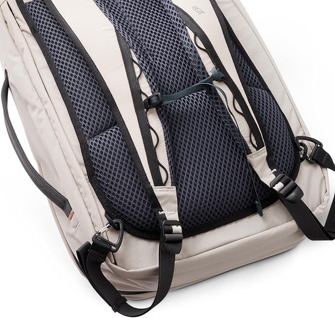 Bellroy Lite Travel Pack 30L (carry-on backpack, travel backpack for international travelers, with laptop pocket, interior packing cells and tuck-away shoulder straps) - Ash