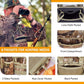 NEW VIEW Silent Binocular Harness Chest Pack, Hunting Bino Case with Dual MOLLE Straps, Binocular Harness with Detachable Chest Strap Rangefinder Pouch Rain Cover for Saddle Hunting Bird Watching