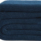 L'AGRATY Knitted Weighted Blanket - 48"x72" 20lbs Cooling Chunky Knit Heavy Blanket for Adults Braided Crochet Throw Thick Cable Yarn Knit Decorative No Beads Evenly Weighted Machine Washable